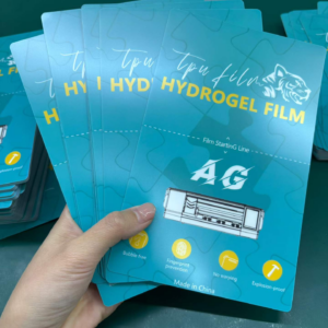 0.13mm TPH matte plus adhesive screen protector sheet 120x190mm anti glare OEM