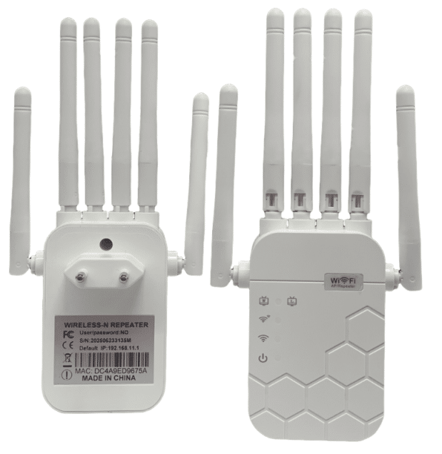 XL-Q6pro 300M WiFi repeater, 100pcs per carton wholesale promotion pack, 2.4GHz band, MTK/QCA chipset, 1 LAN port, US/EU/UK/AU plugs, white black pink yellow colors, mixed order allowed, ideal for promotional event bulk stocking and distributor inventory replenishment.