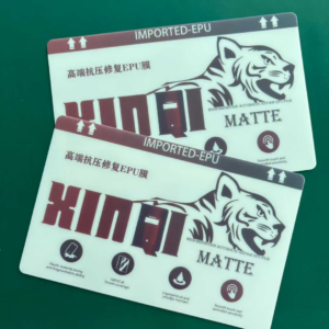 electroplated EPU high definition glossy self healing screen protector sheet 120x180mm OEM