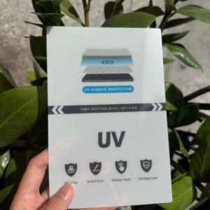 electroplated UV matte frosted silicone UV cured screen protector sheet 120x180mm designer curved