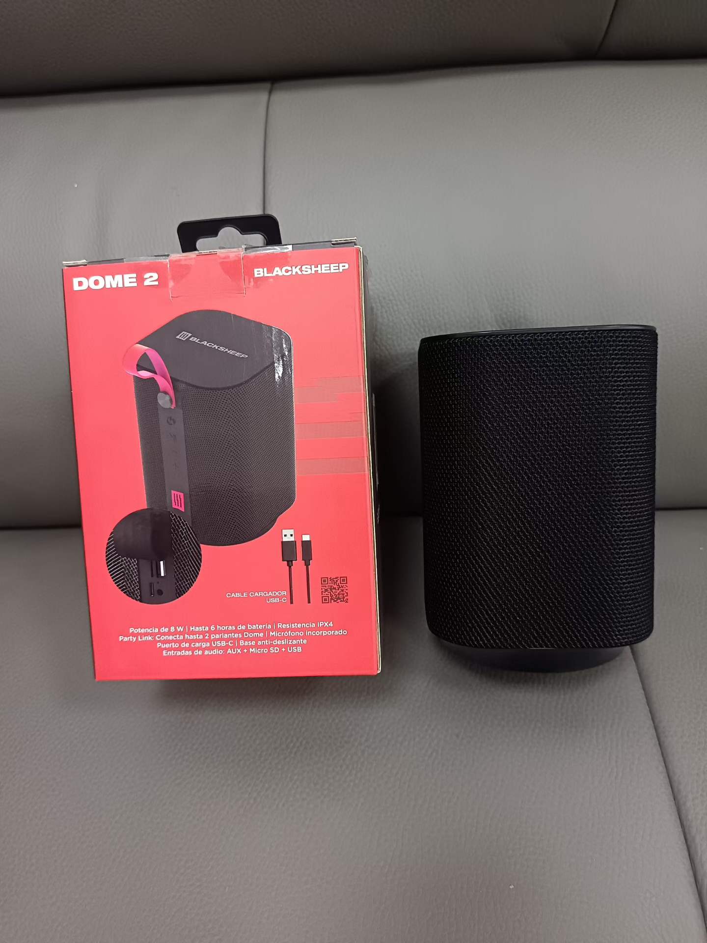 Fabric Bluetooth speaker TWS pairing USB TF card AUX input – limited stock 300 pieces