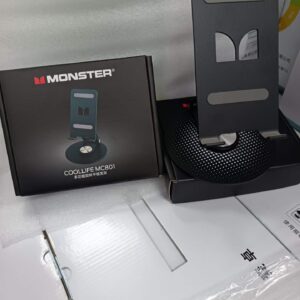 MONSTER COOLLIFE MC801 multi-function rotating tablet stand aluminum silicone 360 degree foldable portable 290g